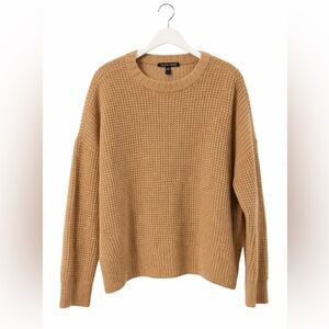 NWT Eileen Fisher Lofty Recycled Cashmere Crew Neck Sweater Top, Size L